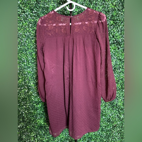 Abercrombie & Fitch Floral Embroidered Clipped Mini Dress - Picture 5 of 6